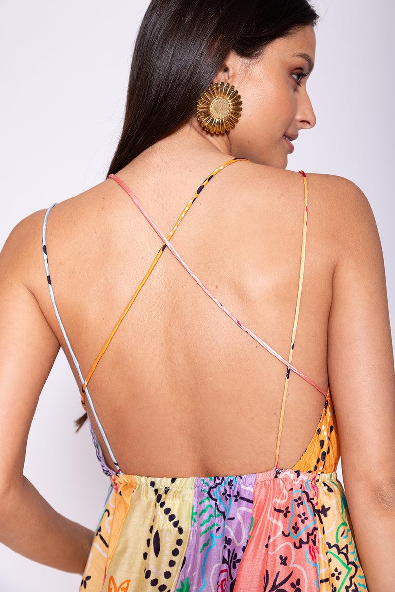 Sundress CRYSTAL SHORT DRESS SAINT TROPEZ