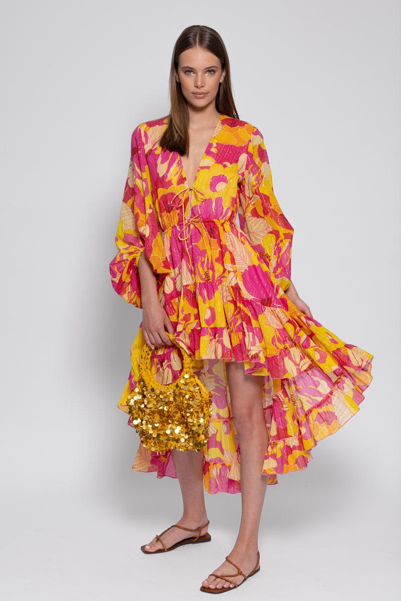 sundress ESTHER DRESS FLOWERS PRINT