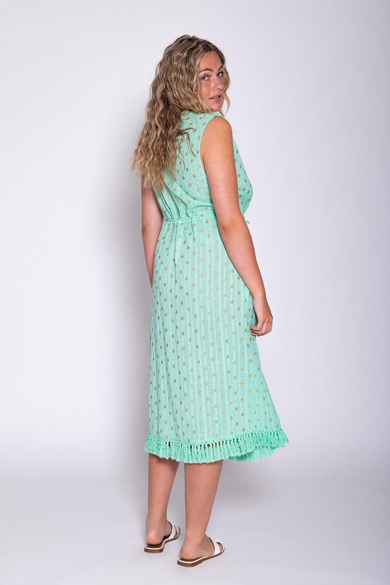 Sundress FRANKIE LONG DRESS DUBAI MINT