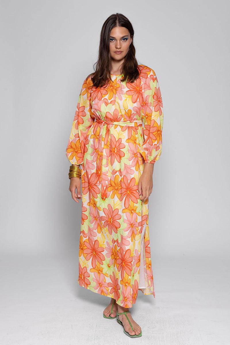 Sundress GAELLE LONG DRESS RIVIERA PRINTEMPS