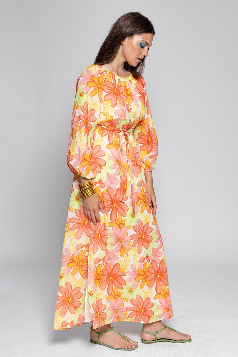 Sundress GAELLE LONG DRESS RIVIERA PRINTEMPS