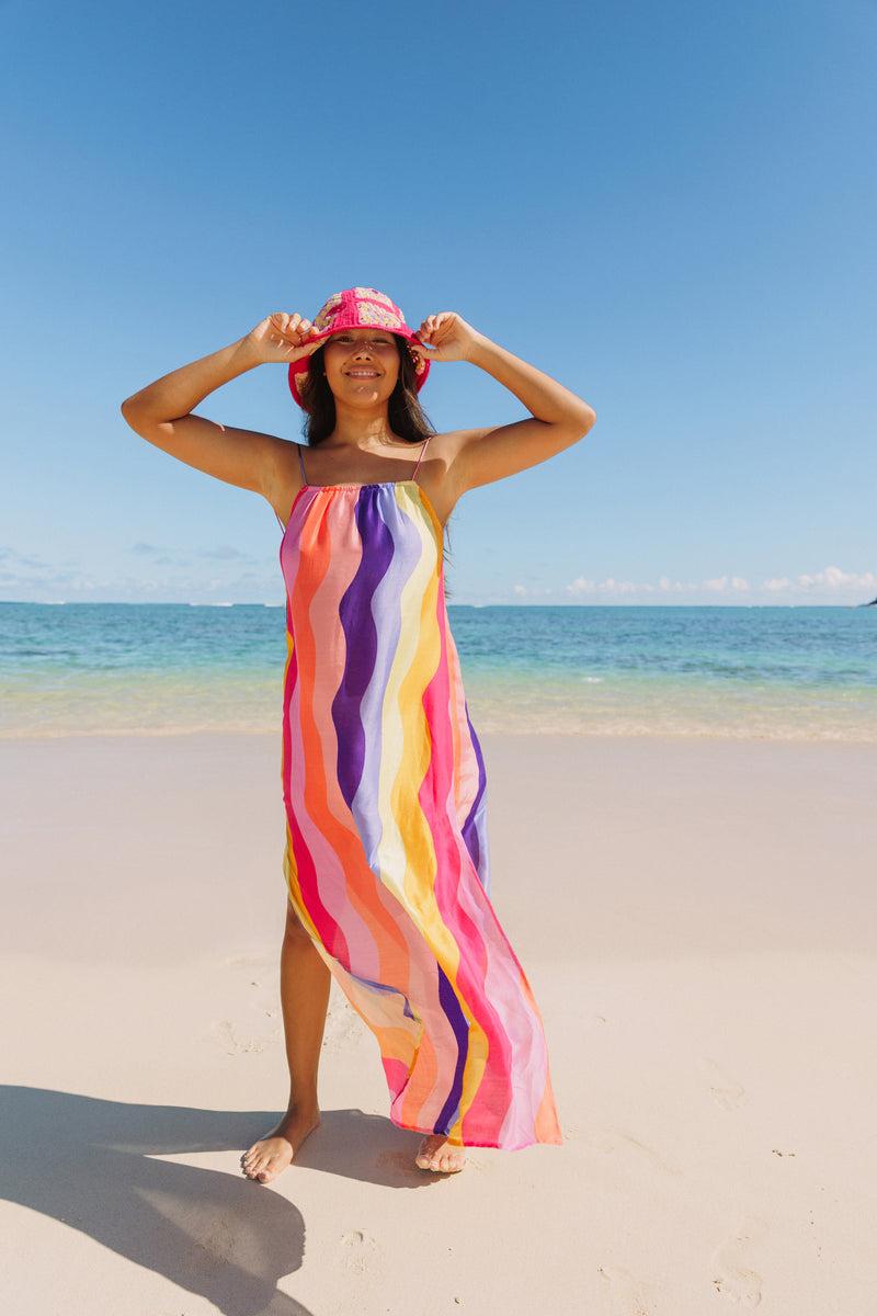 Sundress GRACE LONG DRESS CAPRI MULTICOLOR