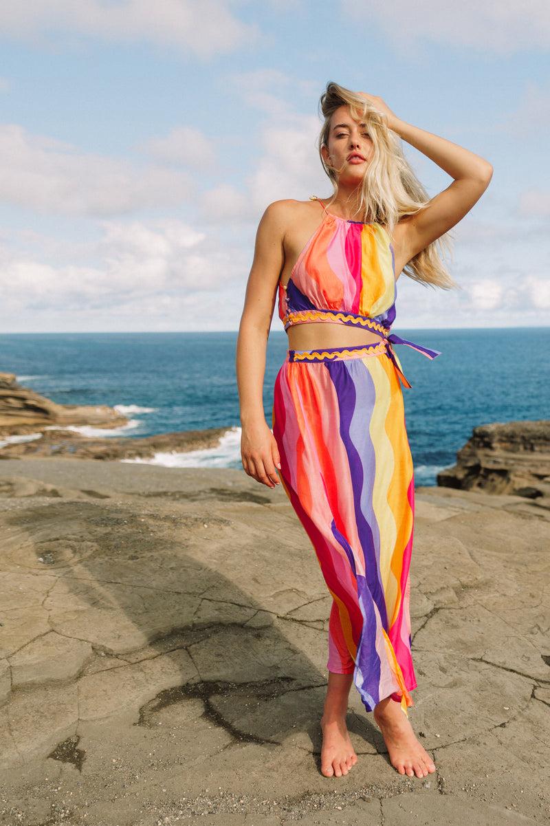 Sundress JANET LONG DRESS CAPRI MULTICOLOR