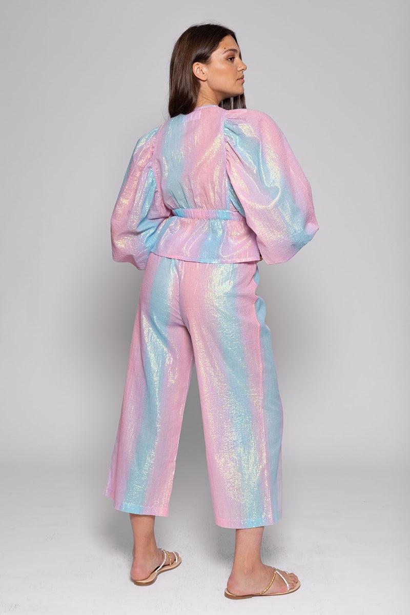 Sundress JORDAN PANT MEERU PINK & POOL