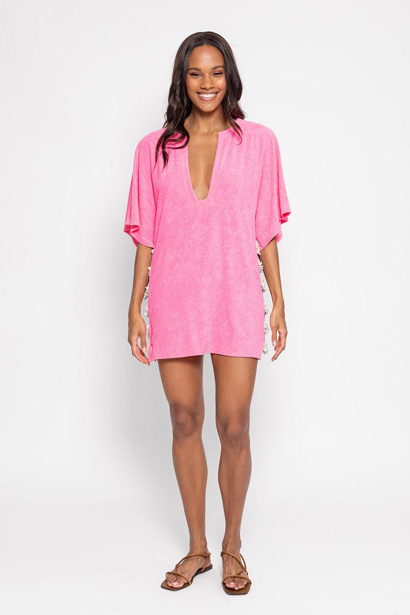 Sundress LEANDRINE SHORT DRESS TERRY