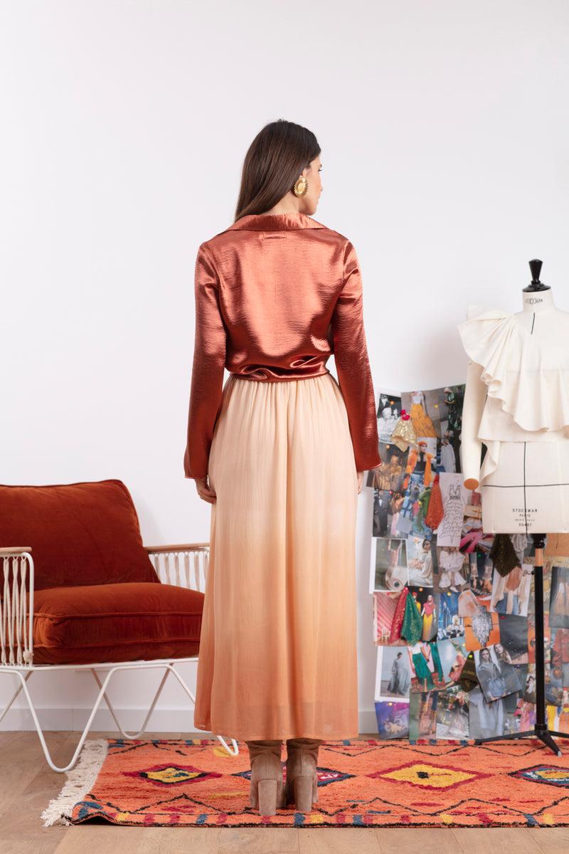 Sundress LILA SKIRT TIE AND DYE DESERT