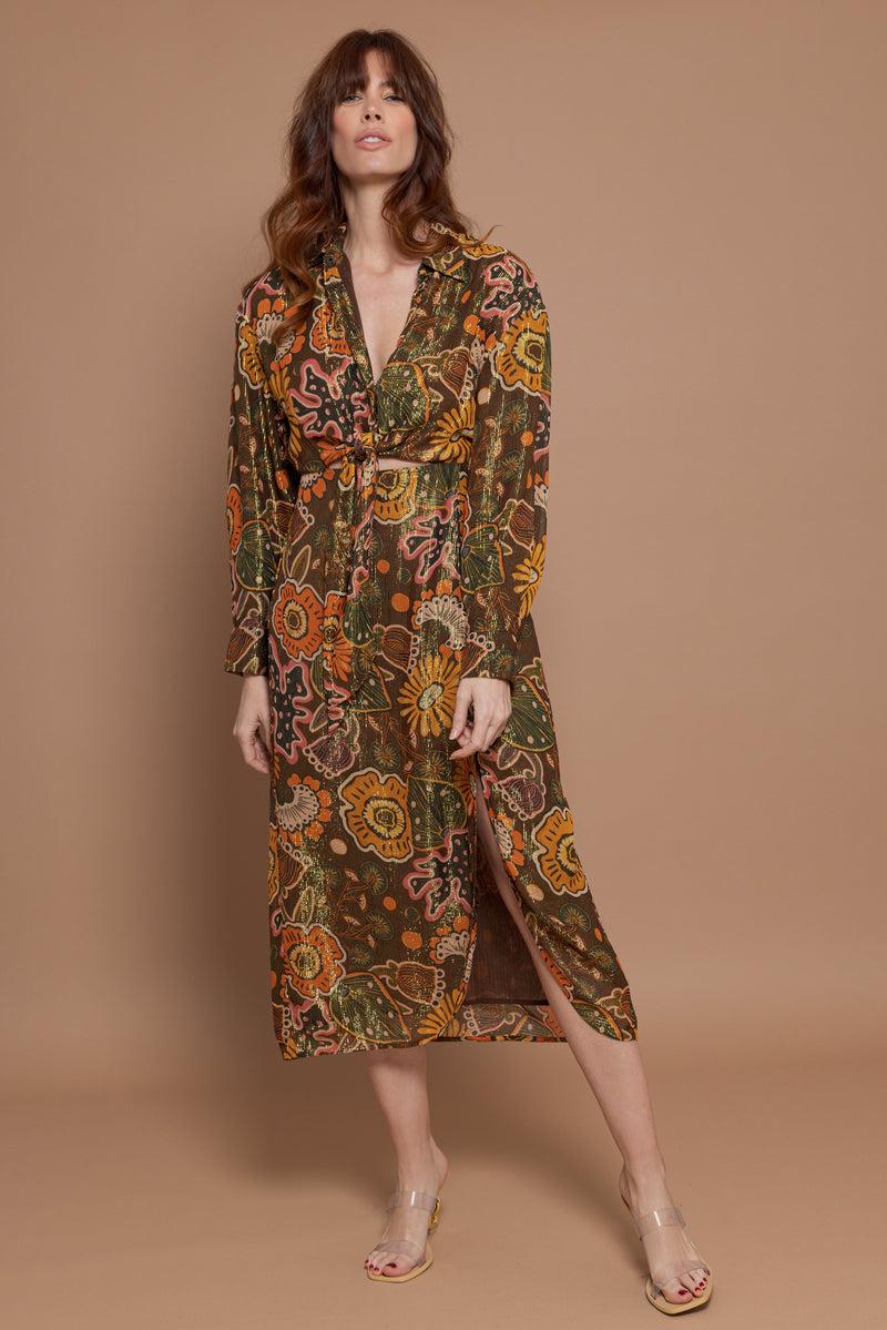Sundress LILIANA LONG DRESS MABELLA RIO PRINT