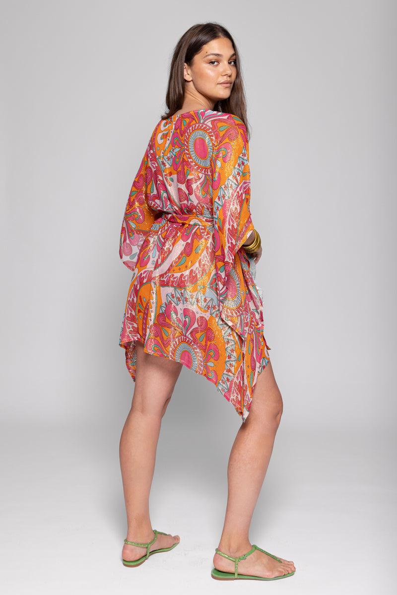 Sundress LIVY COVER UP MARBELLA HAVANA FRAMBOISE