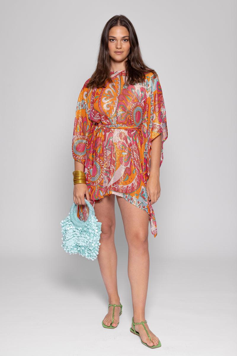 sundress LIVY COVER UP MARBELLA HAVANA FRAMBOISE