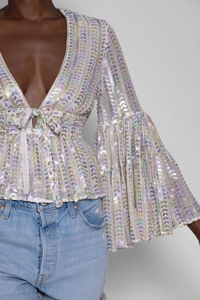 sundress LIZ TOP BORA BORA WHITE