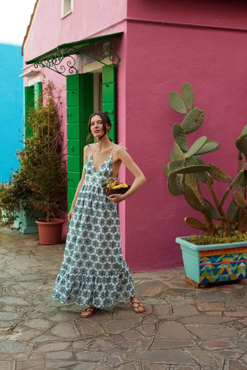 sundress LOUVE LONG DRESS