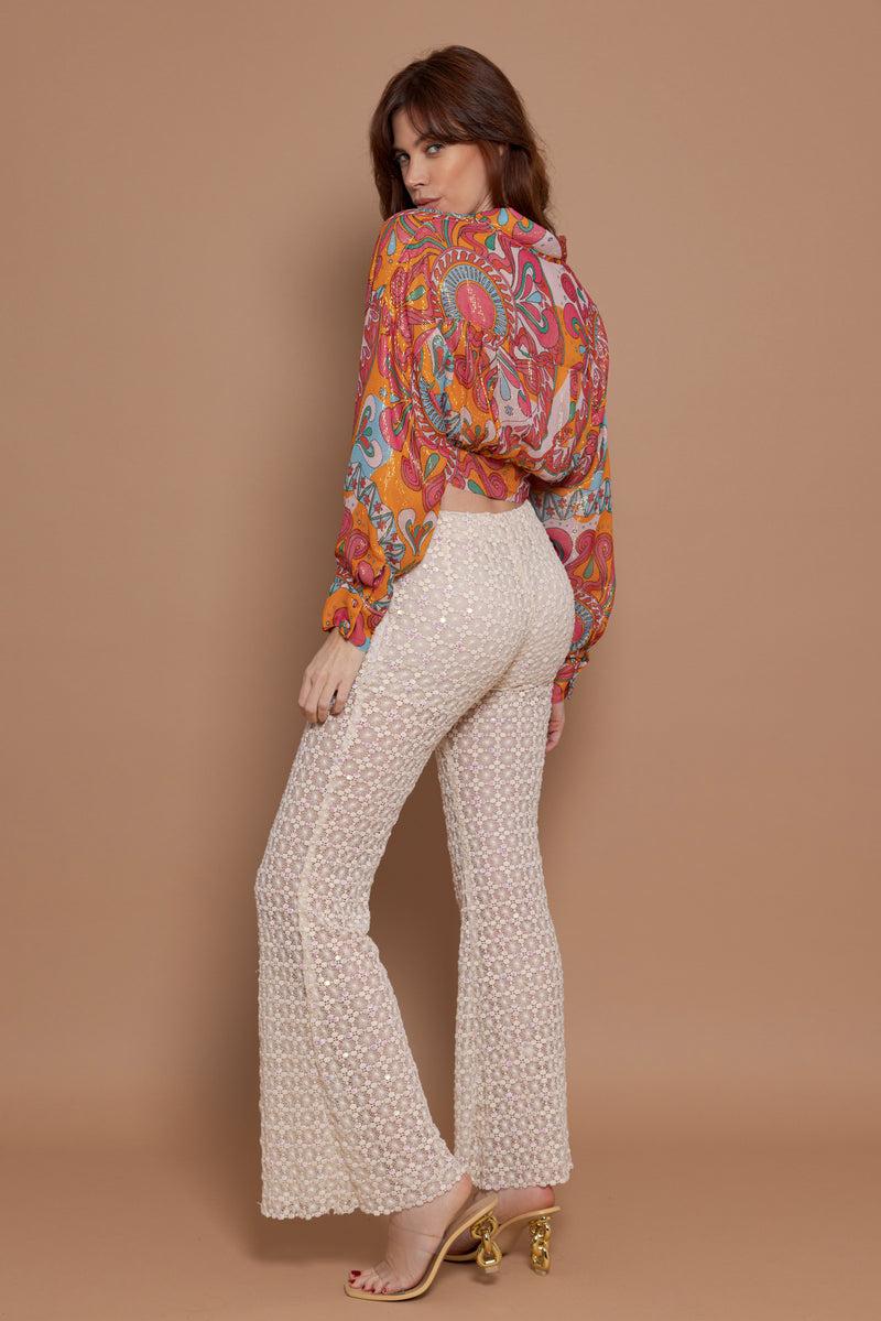 Sundress LUANA SHIRT MARBELLA HAVANA FRAMBOISE