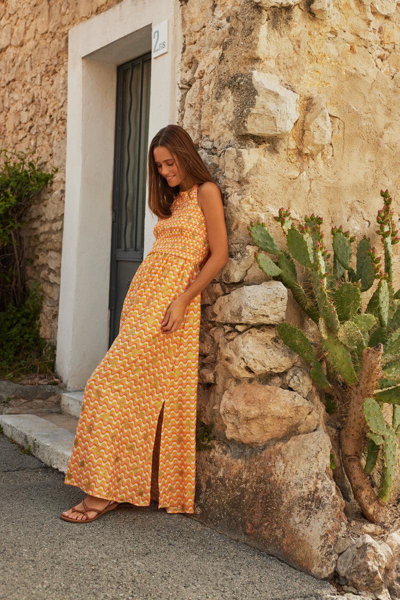 sundress LUCE LONG DRESS