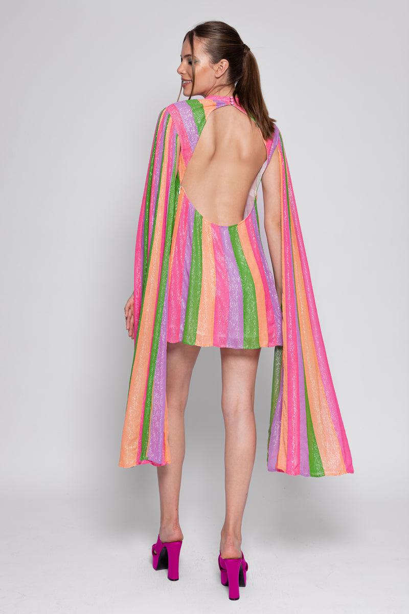 Sundress MAHINA SHORT DRESS MARBELLA MIX PRINTEMPS