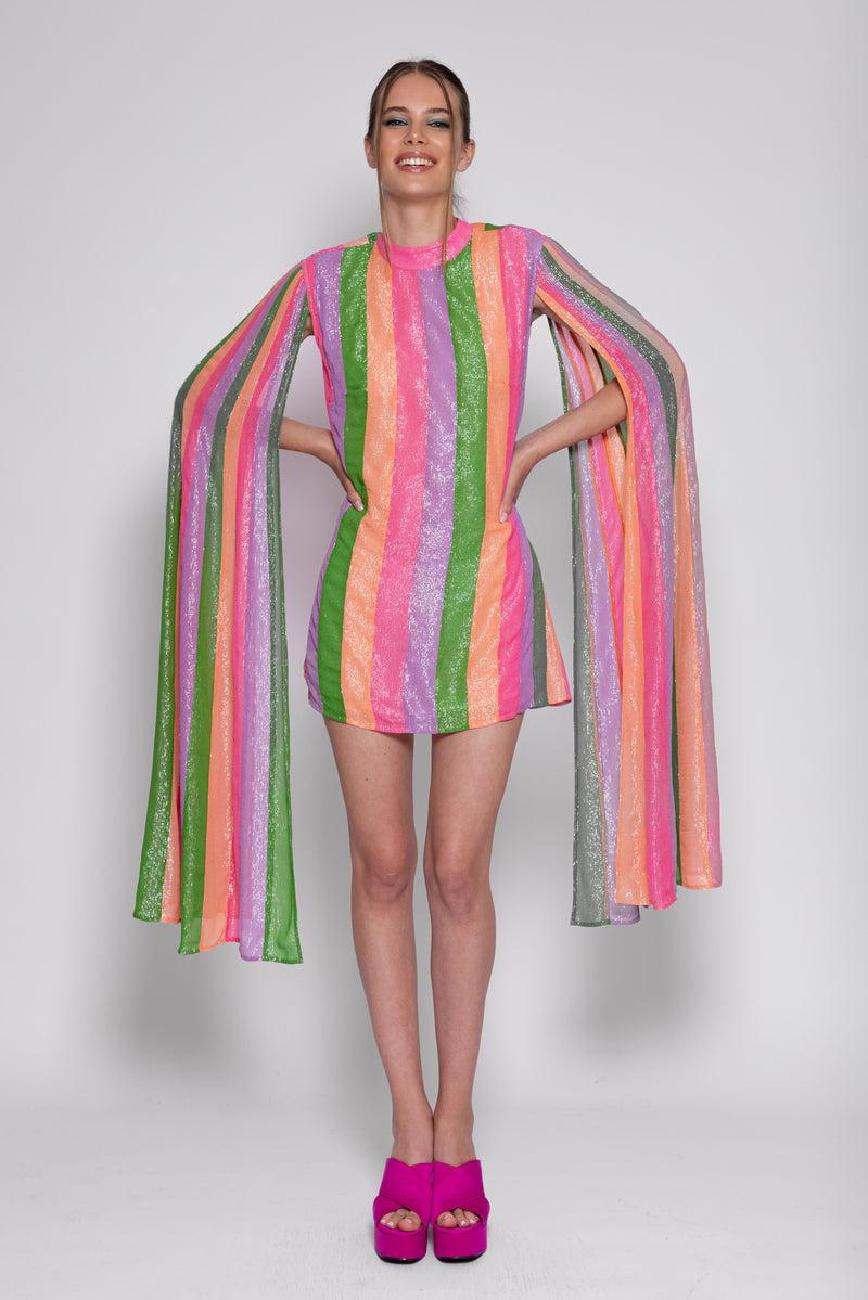 sundress MAHINA SHORT DRESS MARBELLA MIX PRINTEMPS