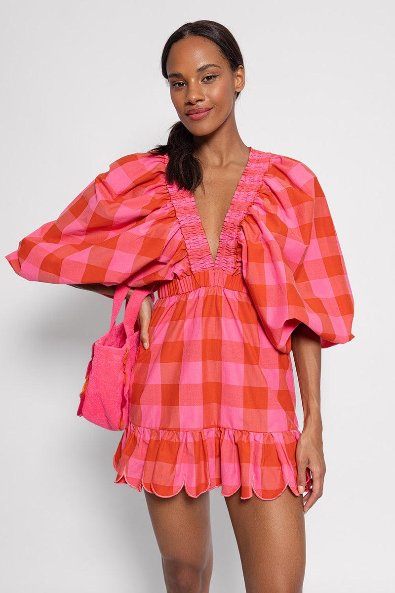 sundress MARINE SHORT DRESS