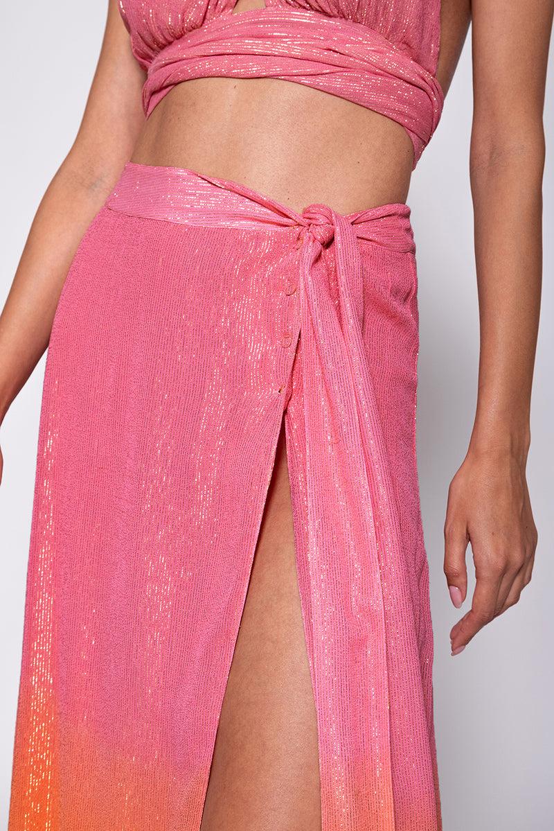 Sundress OUMA LONG SKIRT MARBELLA TIE AND DYE