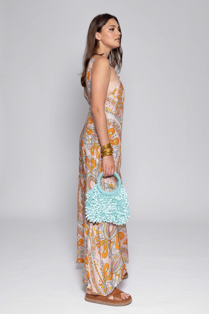 Sundress PAULETTE DRESS HAVANA AQUARELLE