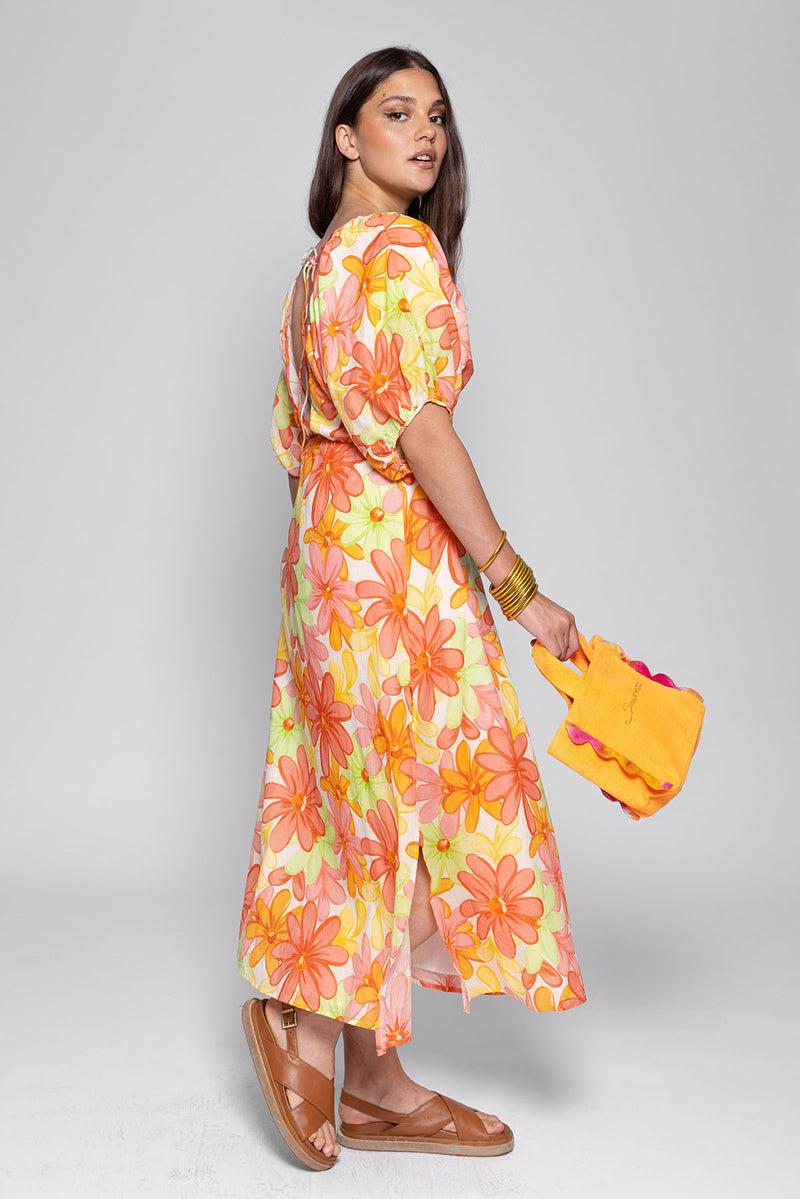 Sundress POLINA LONG DRESS RIVIERA PRINTEMPS