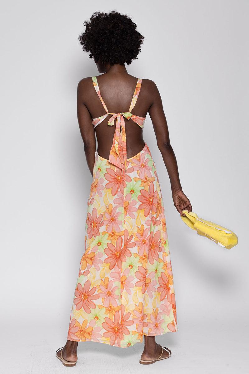 Sundress SHANA LONG DRESS RIVIERA PRINTEMPS