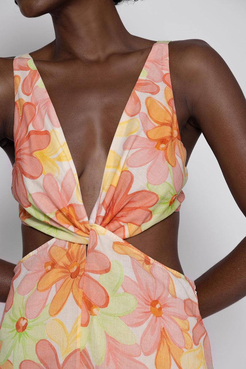 Sundress SHANA LONG DRESS RIVIERA PRINTEMPS