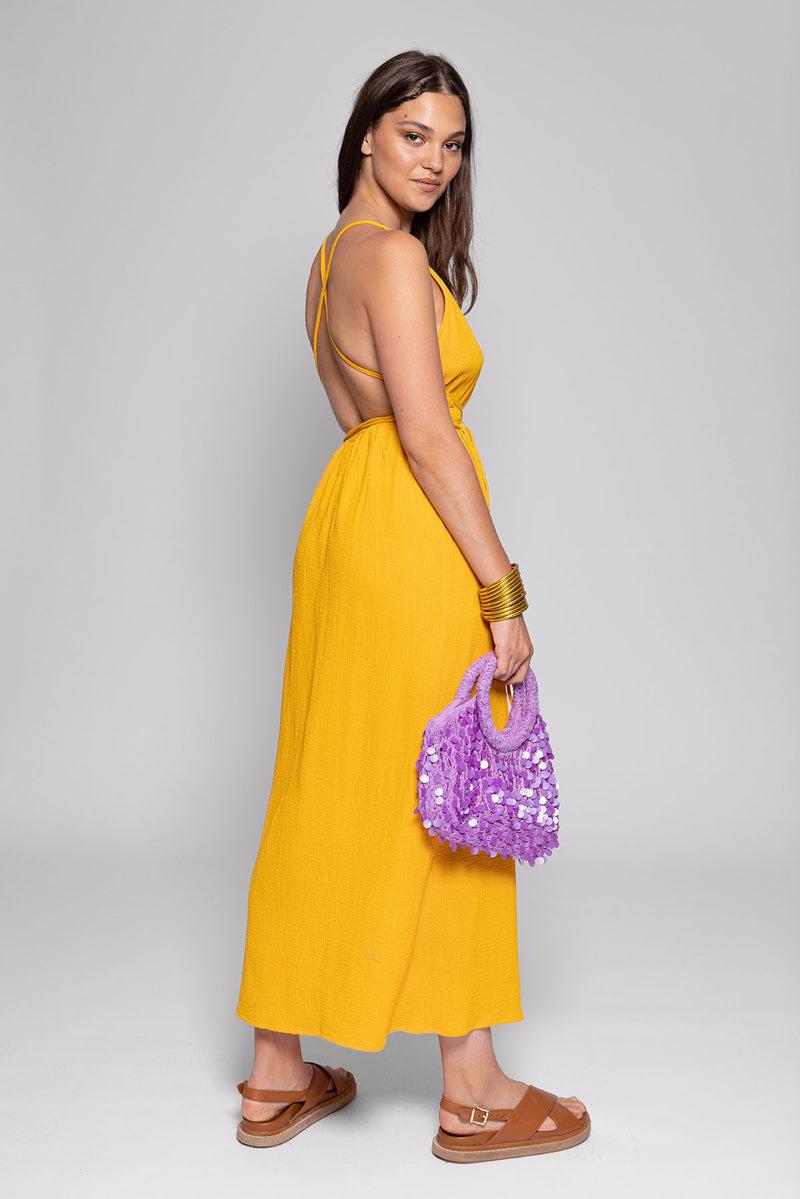 Sundress SYBILLE COTTON GAUZE YELLOW