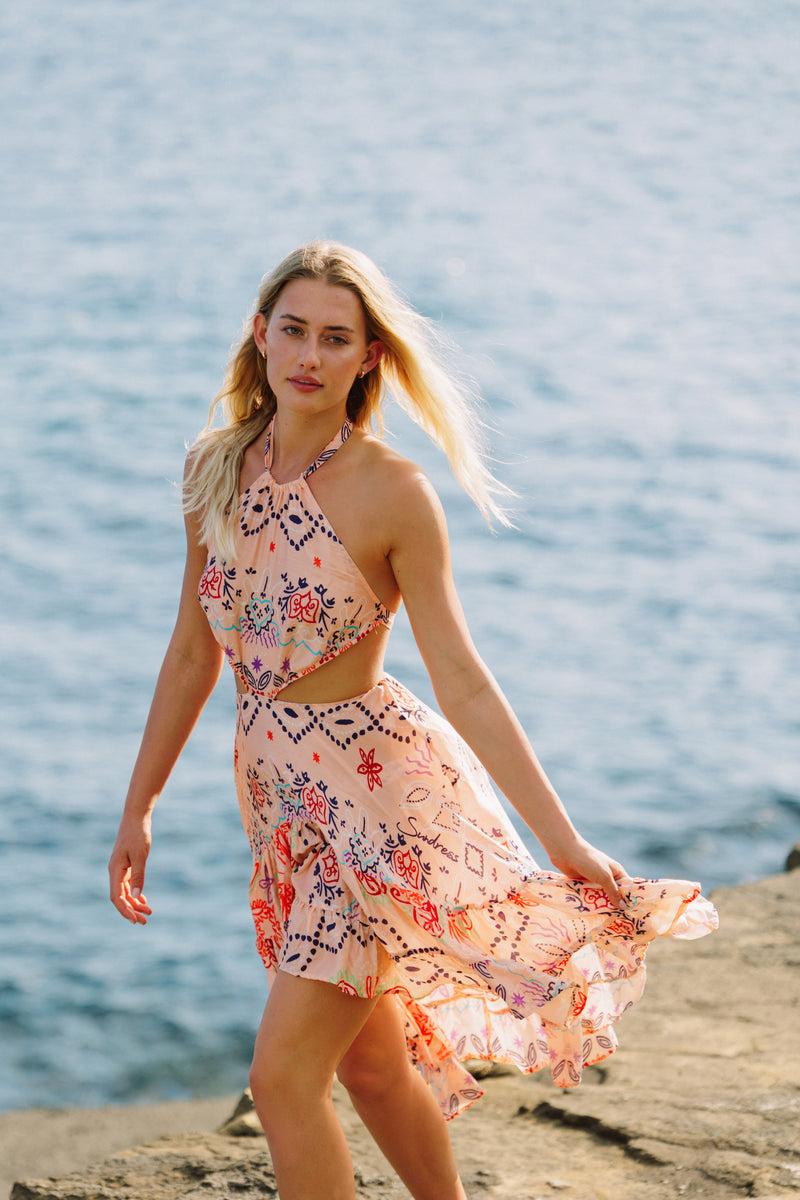 Sundress TAMARA DRESS SAINT TROPEZ ECRU