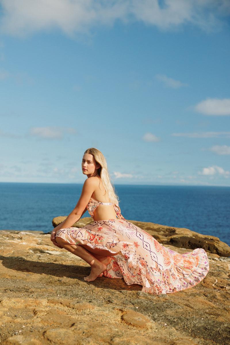 Sundress TAMARA DRESS SAINT TROPEZ ECRU