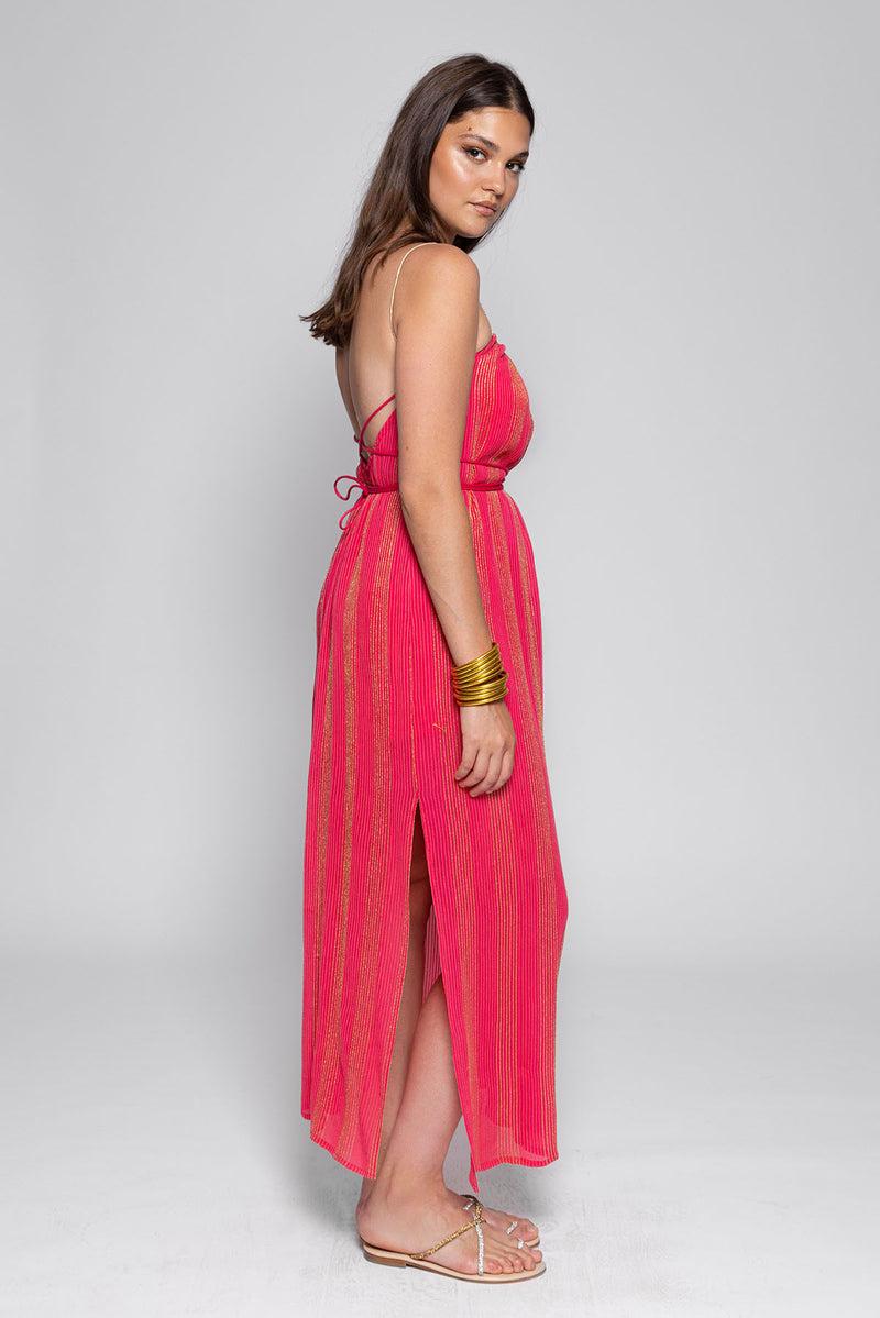 Sundress VANILLE LONG DRESS ANTIGUA RASPBERRY