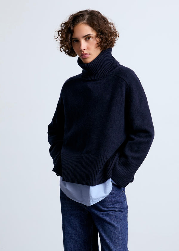 surprise paris Pull à col roulé Thelma