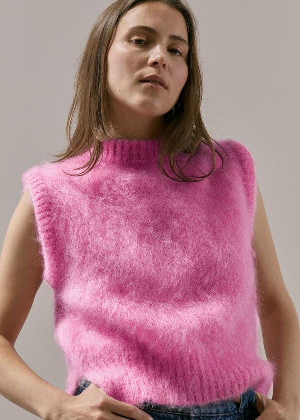 surprise paris Pull Mohair Rosa