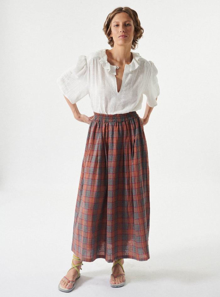 Suzie Winkle Top Swan Orgeat