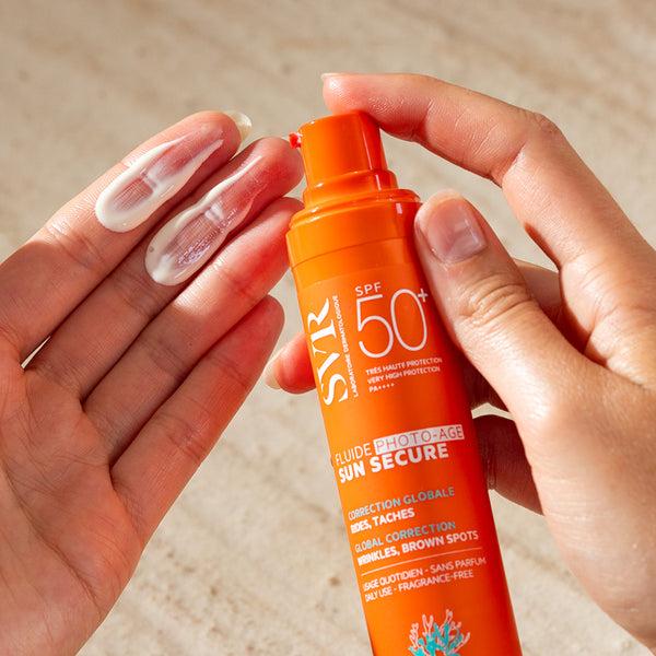Svr SUN SECURE | Protection Solaire Fluide Photo-Age SPF50+