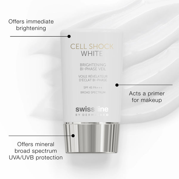 Swissline Voile Révélateur D’Éclat Bi-Phase FPS 45 PA+++