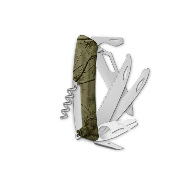 Swiza HUNTER OLIVE PINE PRINT ALLMATT