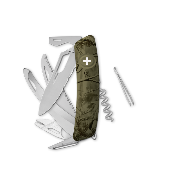 swiza HUNTER OLIVE PINE PRINT ALLMATT