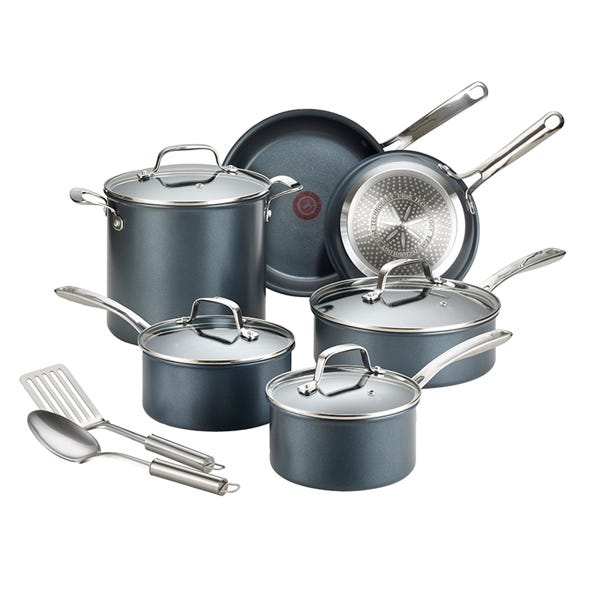 t fal Batterie T-fal Unlimited avec revêtement antiadhésif platinum durable 12 pièces