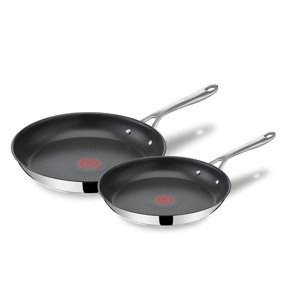 t fal Poêle à Frire Antiadhésive et Induction Jamie Oliver 2 pièces 24cm et 28cm
