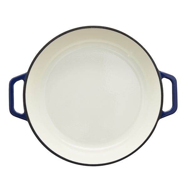 T Fal Casserole En Fonte Émaillée Bleue 3 31 L