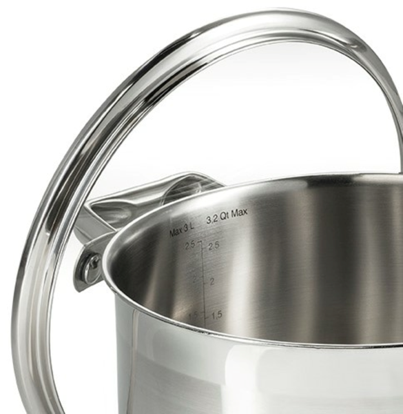 T Fal Casserole T-fal En Acier Inoxydable De 3Qt