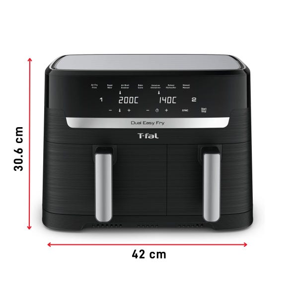 T Fal T-Fal Dual Easy Fry Friteuse à Air 83.L / 8.7Qt