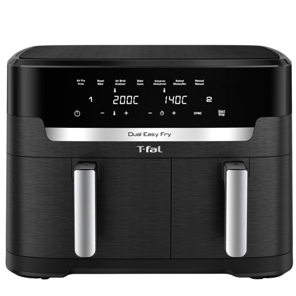 t fal T-fal Dual Easy Fry XXL Friteuse à air 11L / 11.6 QT