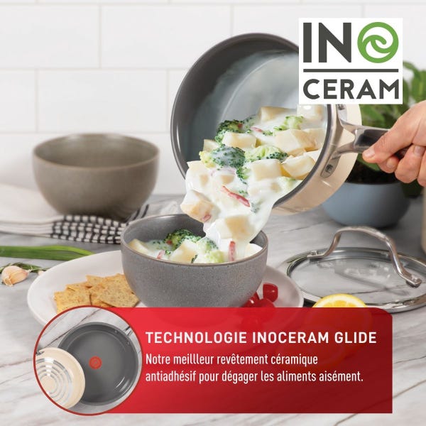 T Fal T-fal Excellence™ Ceramic 10 Piece Ceramic Non-Stick Cookware
