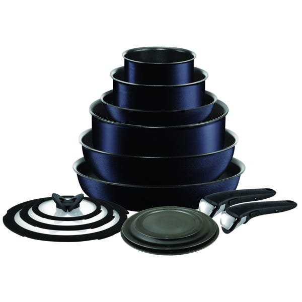 T Fal T-fal Ingenio Expertise De Cuisine Antiadhésive 14 Pièces Bleu