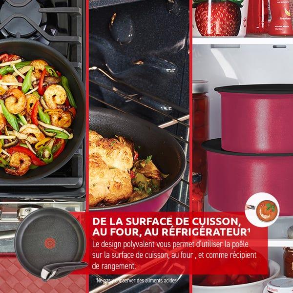 T Fal T-fal Ingenio Expertise Non-Stick Cookware 14-Piece Set Pink