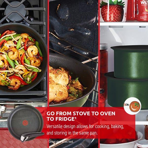 T Fal T-fal Ingenio Expertise Non-Stick Cookware 14-Piece Set Green
