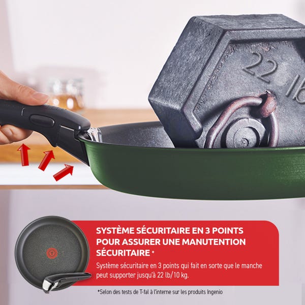 T Fal T-fal Ingenio Expertise Non-Stick Cookware 14-Piece Set Green