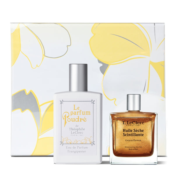 T. Leclerc Coffret Parfum Et Huile Scintillante - Frangipanier
