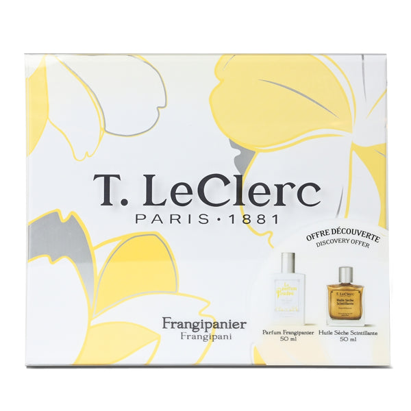 t. leclerc Coffret Parfum et Huile Scintillante - Frangipanier