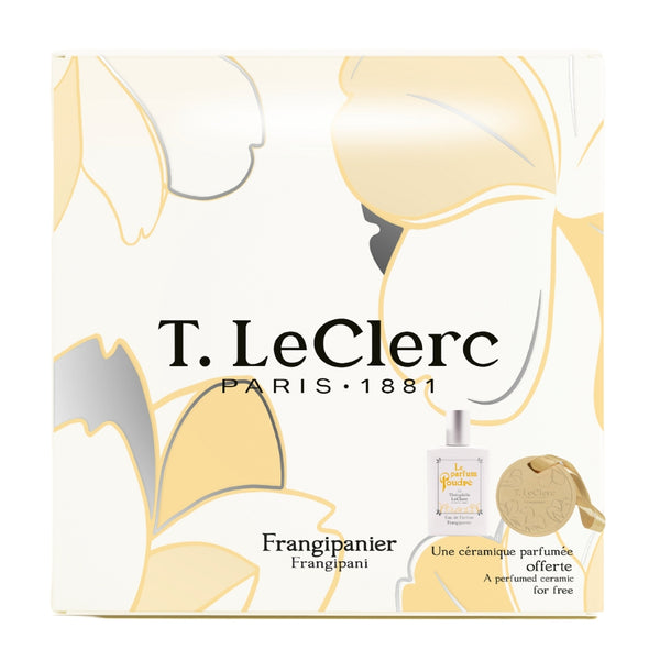 t. leclerc Coffret Parfum et Céramique - Frangipanier